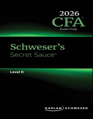 CFA 2026 Schweser 秘訣醬 Level 2