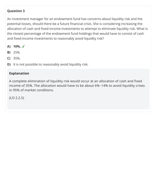 CAIA 2026 Level 2 Schweser Mock Exam - Billede 4