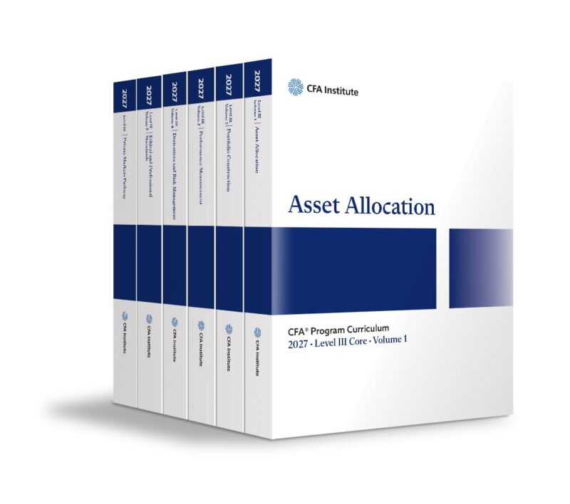 51yzGzGRtYL._SL1130_ 2027 CFA Program Curriculum, Level III Private Markets Pathway Box Set