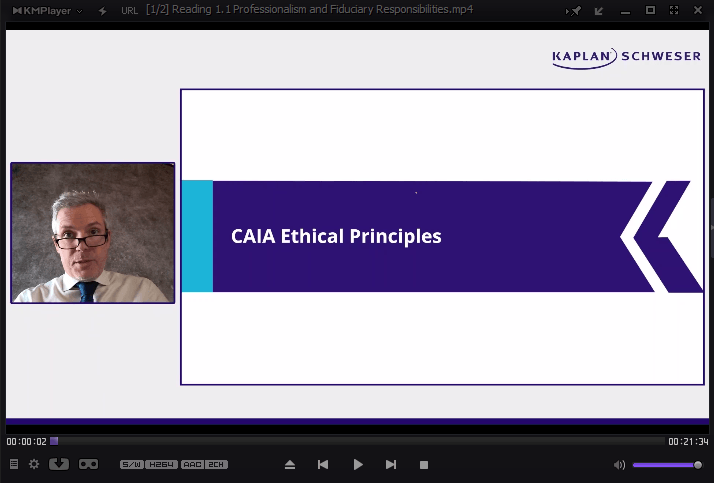 caia2026workshopl1 CAIA 2026 Level 1 Schweser OnDemand Review Workshop Videos with Slides