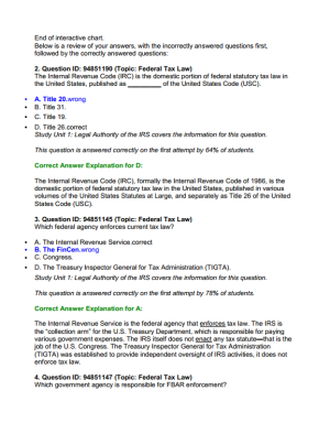 EA Part 3 Hock passkey MCQs and Answers with mock