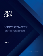 2027 schweser notes level 3 portfolio managemnt