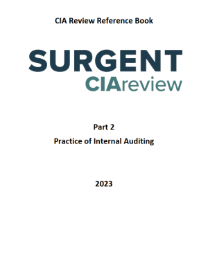CIA Part 2 Surgent Review Book
