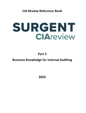 CIA Part 3 Surgent Review Book