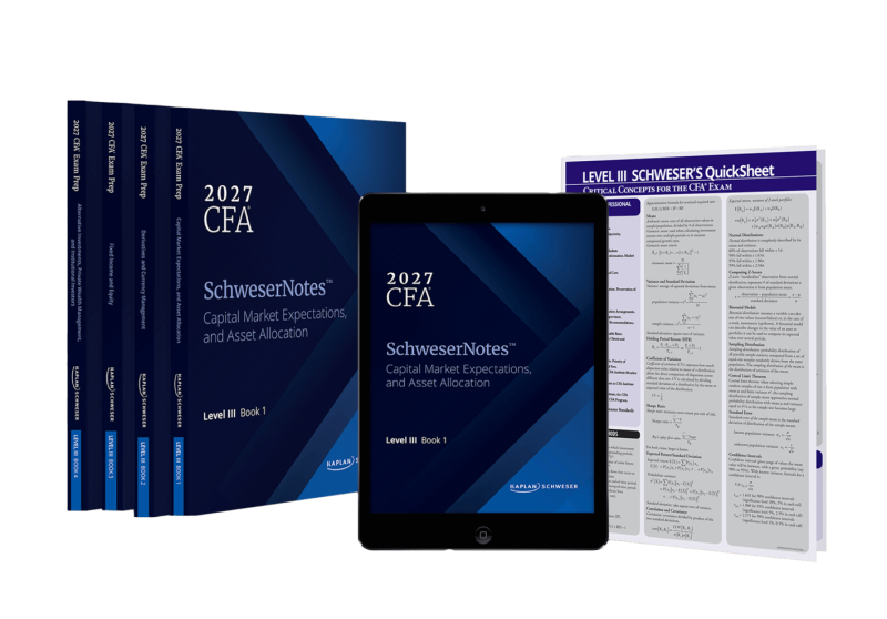 Schweser-Notes-2027-cfa-level-3 CFA 2027 Schweser Notes Level 3 Private Market Pathway + Quicksheet
