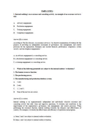 Gleim CIA Part 2 MCQs