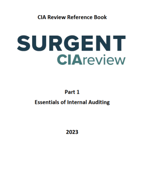 CIA Part 1 Surgent Review Book
