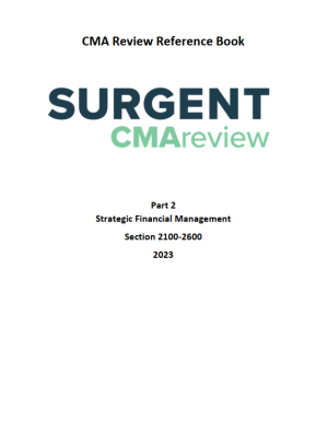 Surgent CMA Review Part 2 Book 2023 Book