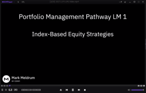 2027 CFA Level 3 Mark Meldrum Videos Portfolio Management Pathway with Seminar